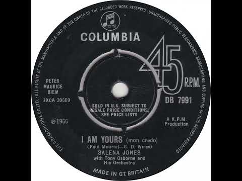 UK New Entry 1966 (314) Salena Jones - I Am Yours (Mon Credo)