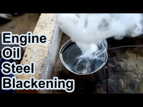 How To Black Steel in Waste Oil