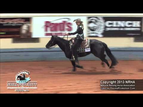 Electricdee ridden by Sharee Schwartzenberger - 2013 NRHA Futurity (NP Finals)