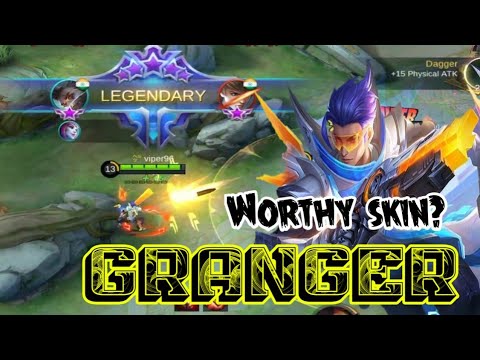 Agent Z 1st Match Gameplay || Granger Gameplay And Best Build || Mobile Legends Bang Bang.