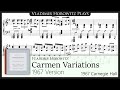 Horowitz: Variations on a theme of Carmen (1967)