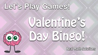 Let's Play! Valentine's Day Bingo