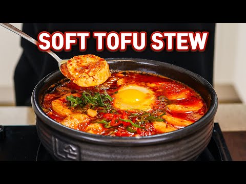 Fazendo ensopado de tofu macio melhor do que um restaurante l Kimchi Sundubu Jjigae