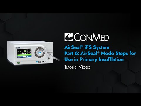 AirSeal® Tutorial: Module 6 - AirSeal® Mode Steps for Use in Primary Insufflation