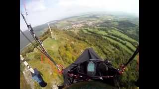 preview picture of video 'Paragliding (Dolná Súča)-Krasín 15.09.14'