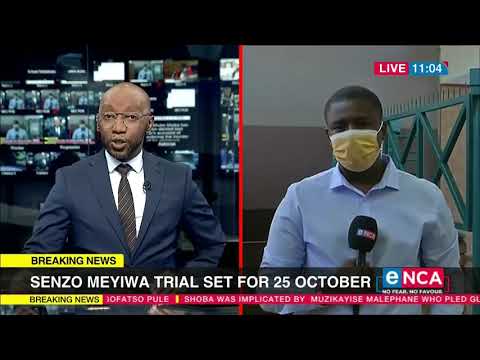 Senzo Meyiwa trial set down for 25 October