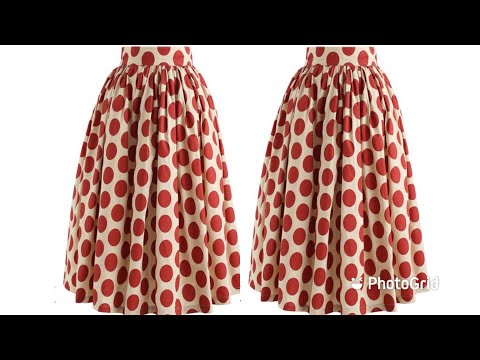 HOW TO MAKE A GATHER SKIRT IN 20MINS