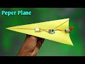 How To Make Pepper Plane Powerful Drone Motor Remote Control Paper Plane Kaise Banaen