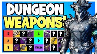 EVERY Dungeon Weapon RANKED! (PVE Tier List Guide) | Destiny 2 Weapon Rankings