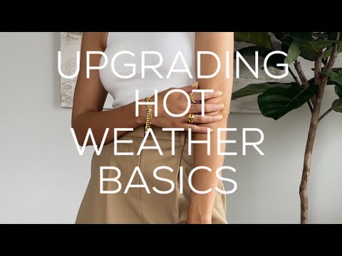 SUMMER BASICS STYLING (add interest to your hot weather looks! ☀️🌴) #youtubeshorts
