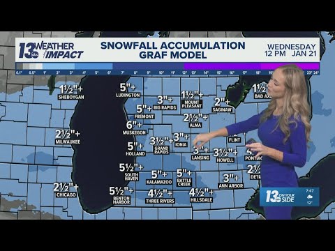 EXTENDED FORECAST | Rounds of snowfall, bitter cold throughout the week