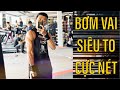 BƠM VAI SIÊU TO CỰC NÉT với 4 bài tập cơ bản (Tập Ở Bất Cứ Đâu!) - Làng Hoa Workout.