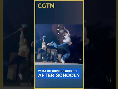 What do Chinese kids do after school?