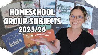 HOMESCHOOL CURRICULUM PICKS! | GROUP SUBJECTS, UNIT STUDIES, MORNING BASKET HAUL 2025/26