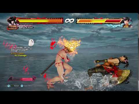 TEKKEN 7 ff+4,2 qtr+f+1 ELIZA COMBO