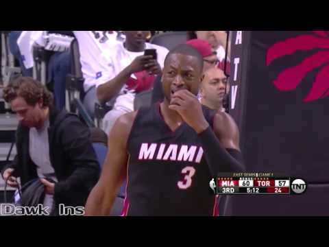 Dwyane Wade 2016 ECSF Game 1 at Raptors (Full Highlights)  24 Pts, 6 Rebs, 4 Assists, CLUTCH!