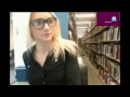 Nerdy Library Girl At CSUN Library