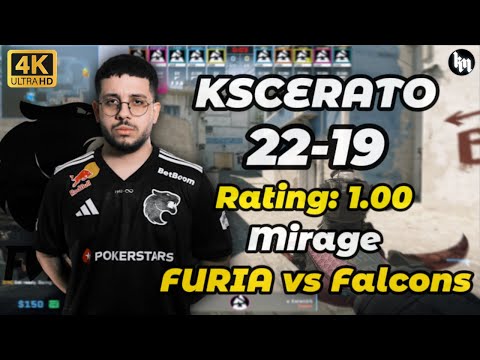 KSCERATO (22-19) FURIA vs Falcons (Mirage) | BLAST Rivals 2025 Season 2 #cs2 #YEKINDAR