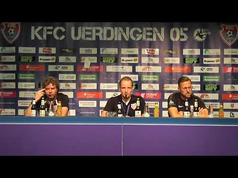 Uerdingerblock KFC Uerdingen - SG Sonnenhof Großaspach Pressekonferenz