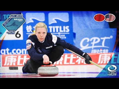 China v USA - CPT World Women's Curling Championship 2017