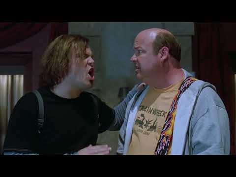 Final showdown trailer frame highlighting the metal duel in The Pick of Destiny