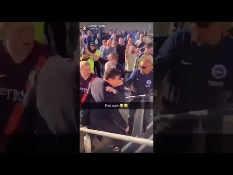 Gary Neville football Legend attack by Manchester city's fans