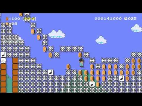 Super Mario Maker - 100 Mario Challenge - Easy Levels
