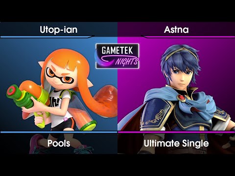 Gametek Night 2023.16 Pools - Utop-ian (Inkling) Vs. Astna (Marth) SSBU Ultimate Tournament