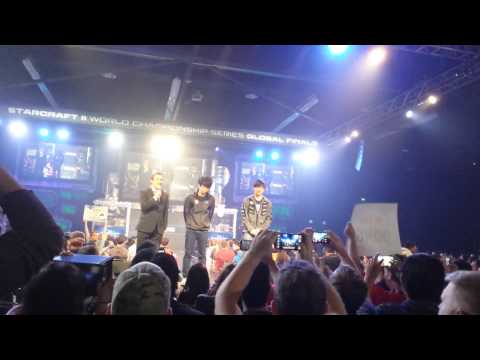 Blizzcon 2013 Jaedong introduced