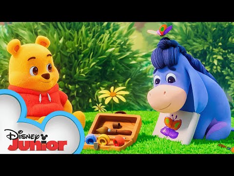 與小熊維尼玩耍 | 屹耳和油漆套裝 | 第 6 集 | @disneyjunior (Playdate with Winnie the Pooh | Eeyore and the Paint Set ?| Episode 6 | @disneyjunior)