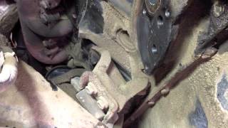 Ford 7.3 Powerstroke diesel. Oil leak from the oil cooler seals.