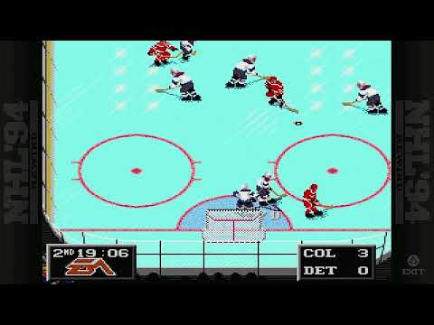 NHL 94 Rewind The Quest For Lord Stanley's Mug Game 29 @ Detroit Red Wings