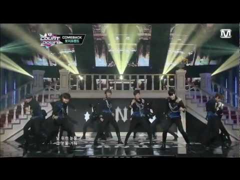 [121108] Mnet M!Countdown - Boyfriend - Intro + Janus (Comeback Stage)