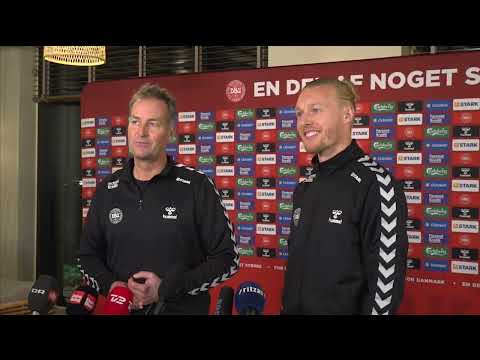 Simon Kjær and Denmark Press Conference Before Departure to the World Cup 2022 in Qatar
