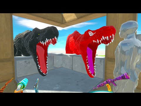 FPS AVATAR ESCAPES FROM THE HOUSE OF TERROR - Animal Revolt Battle Simulator ARBS
