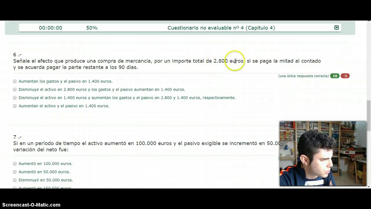 Test Contabilidad TEMA 4 UNED