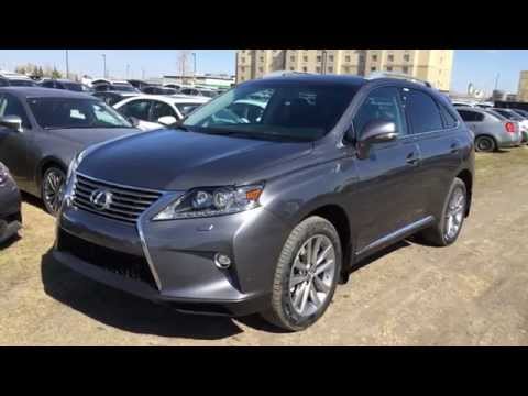 New Grey on Black 2015 Lexus RX 350 AWD - Technology Package Review - West Edmonton