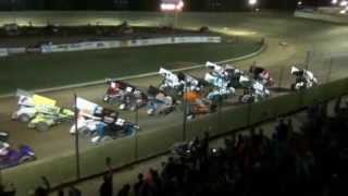 preview picture of video 'Atomic Speedway The Night The Stars Come Out All Star Sprints $5,000 To Win 7-3-2014'