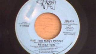 revelation - just too many people