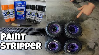 HOW TO REMOVE PAINT OF YOUR ATV WHEELS!!!🔥 | Christian Arroyo