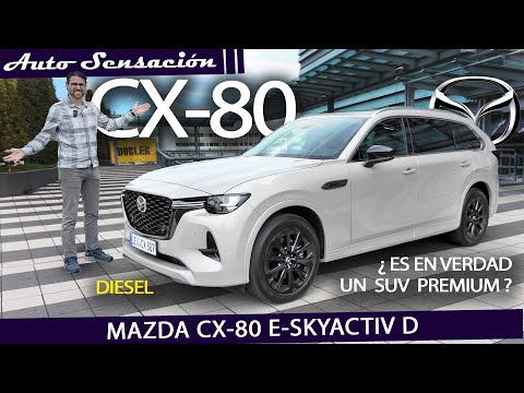 Prueba Mazda CX 80 E-skyactiv D 2025  🤔 ¿Al NIVEL de los Alemanes?
