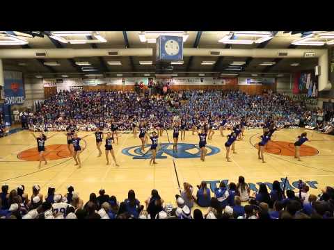 Rocklin High School Dance Team Homecoming Rally 2013