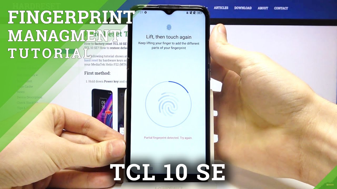 How to Add Fingerprint to TCL 10 SE – Set Up Screen Lock