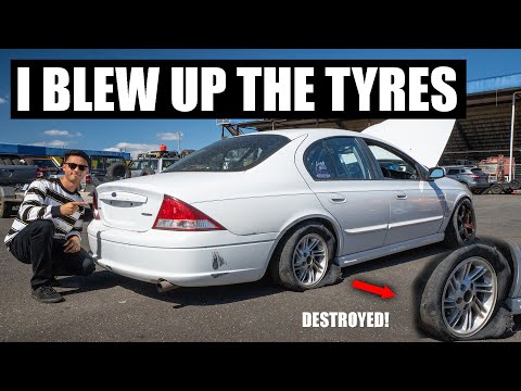 POPPING A SET For the boys with the Mighty Ford AU Falcon - Calder Drift Day