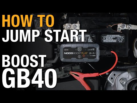 How to jump start using your NOCO Boost GB40