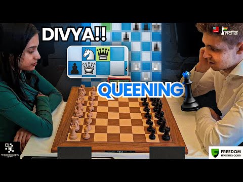 Divya Deshmukh vs Jonas Bjerre | When you can't stop the passed pawn! | Prague Chess Challengers