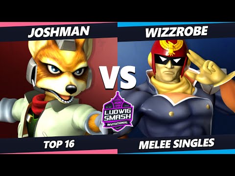 Ludwig Invitational - Wizzrobe (Captain Falcon) Vs. Joshman (Fox) SSBM Melee Tournament