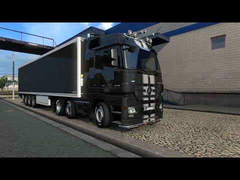 ETS2  Mercedes Actros Mp3 Multiplayer / g29 wheel  / By 042 Driver