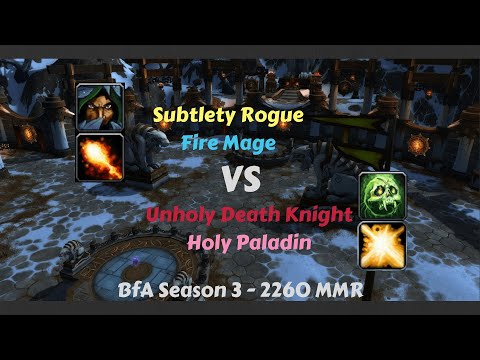Subtlety Rogue PvP 8.2.5 - Very, very rusty at this spec, but such fun !