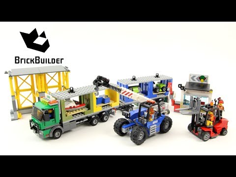 Vidéo LEGO City 60169 : Le terminal à conteneurs